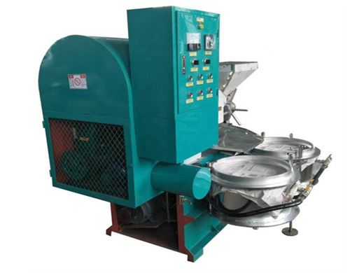 the technology of vegetable oil extraction - oil press machine