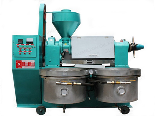conttonseed oil expeller/extraction machine