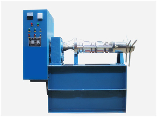 hydraulic oil expeller - oil mill plant