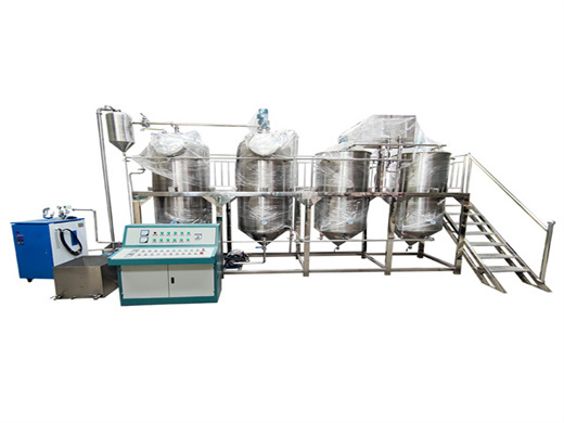 fully automatic continuous soybean oil refining machine