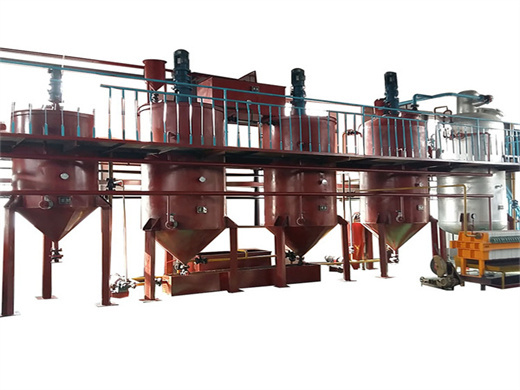 small vegetable oil extraction plant process & equipment